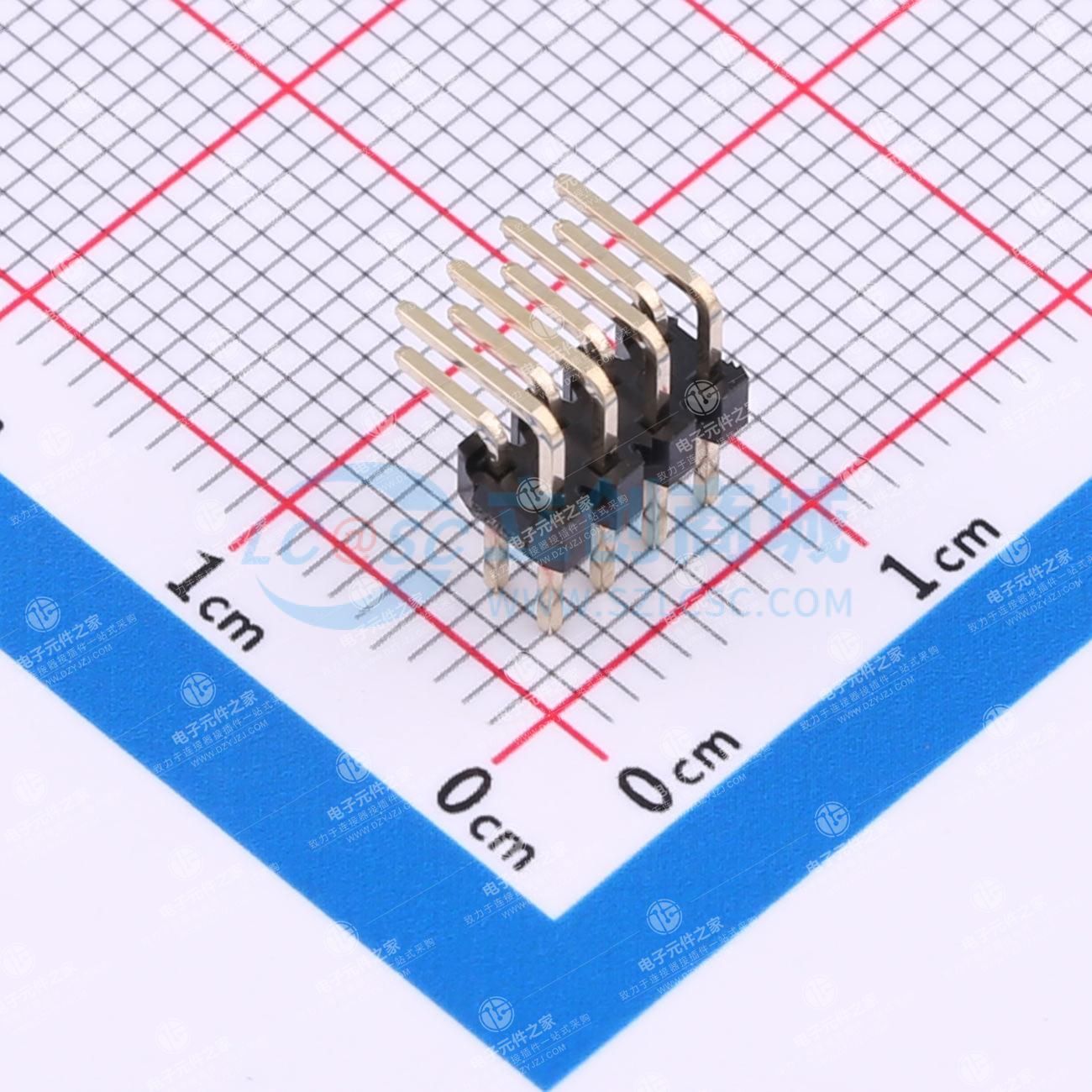 2x4P 间距:2mm 方针 弯插