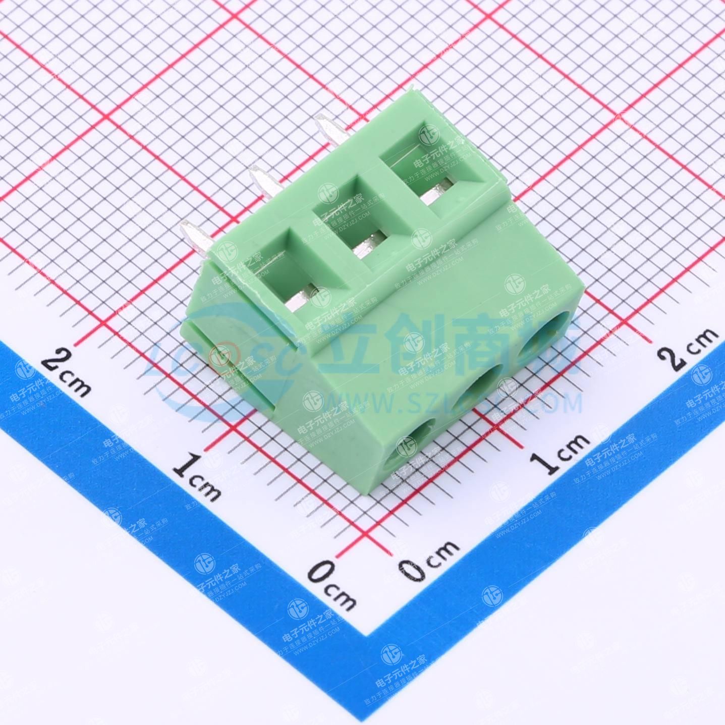 1x3P 5.08mm 直插 排数:1 每排P数:3