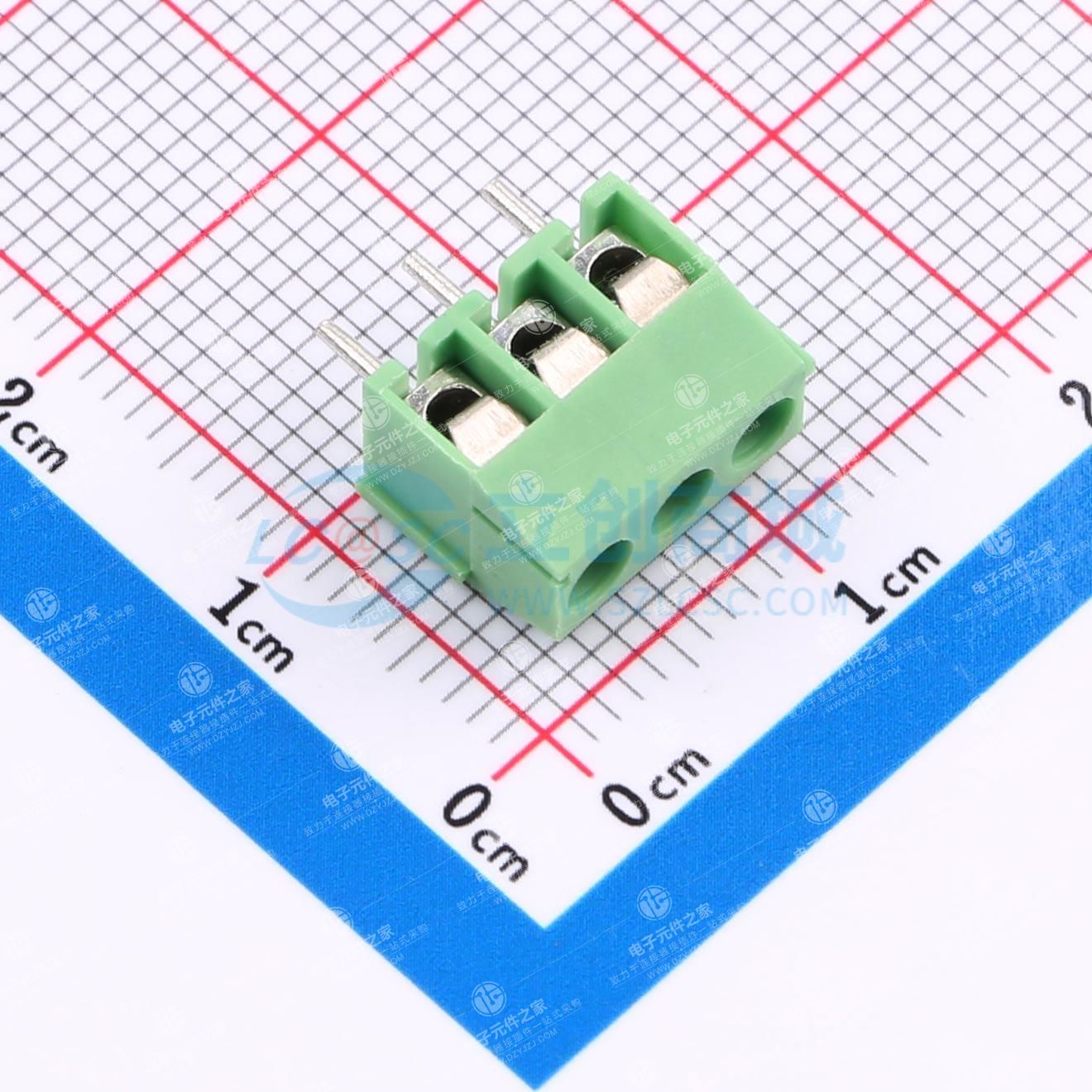 1x3P 3.5mm 直插 排数:1 每排P数:3