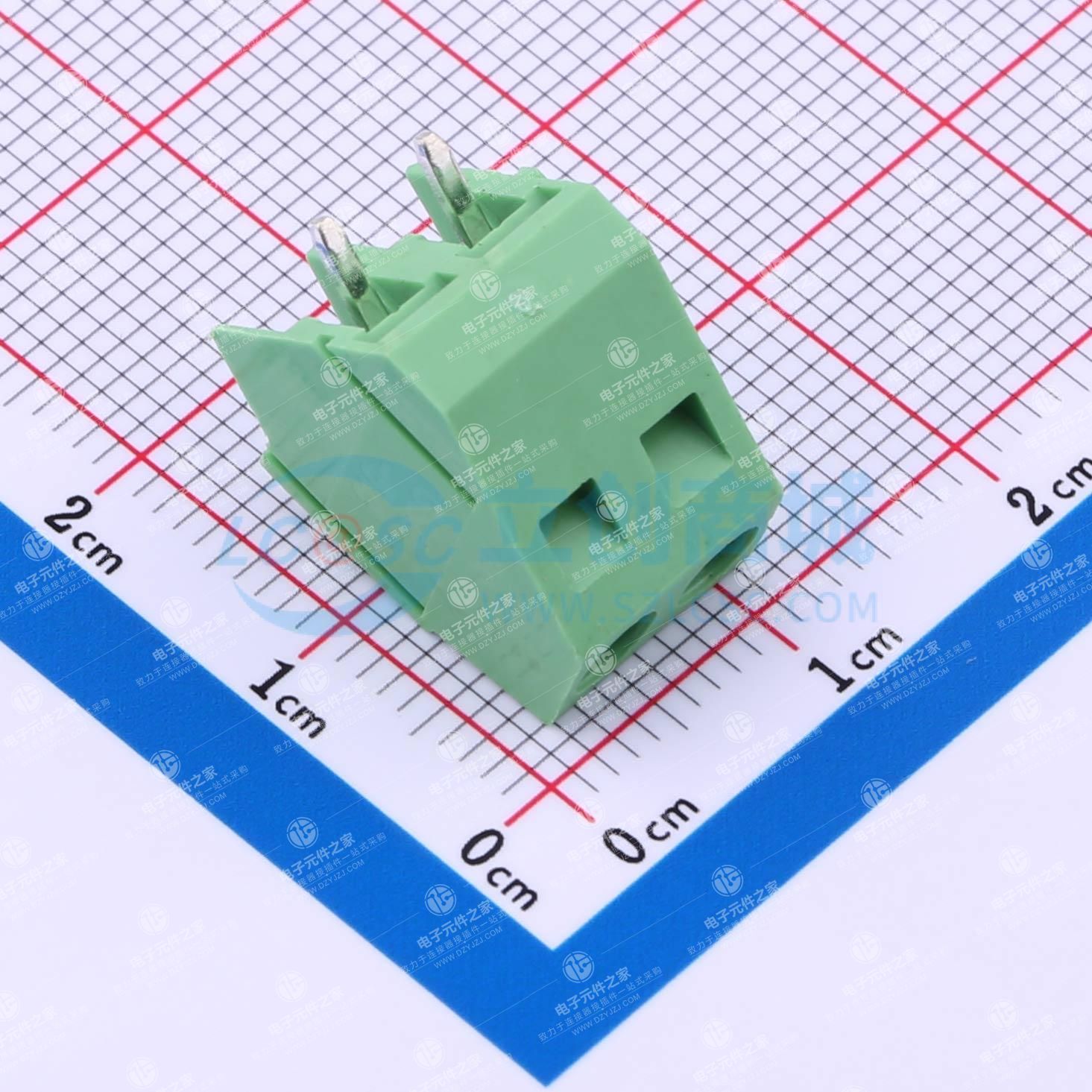 1x2P 5mm 弯插 排数:1 每排P数:2