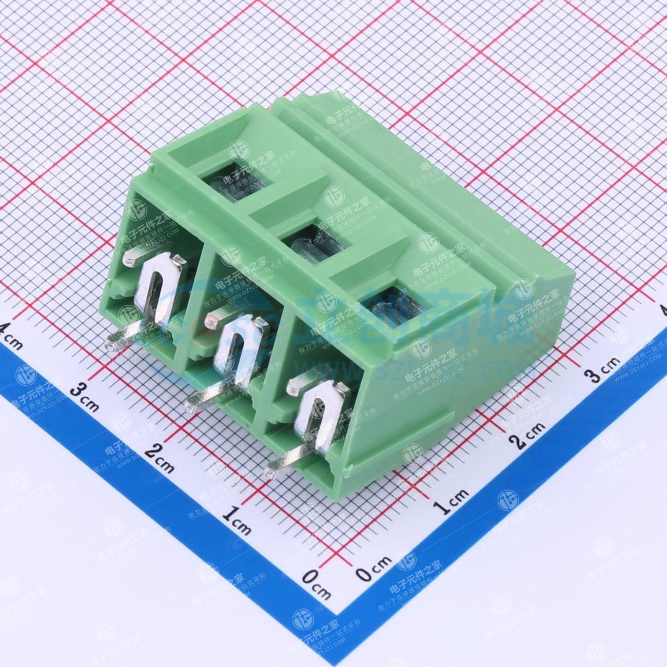 1x3P 10.16mm 直插 排数:1 每排P数:3