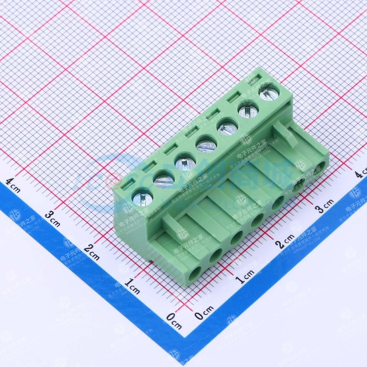 卡扣固定 1x7P 5.08mm 排数:1 每排P数:7
