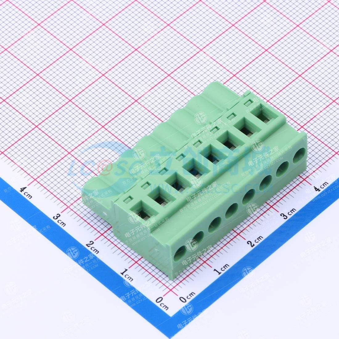 卡扣固定 1x8P 5.8mm 排数:1 每排P数:8
