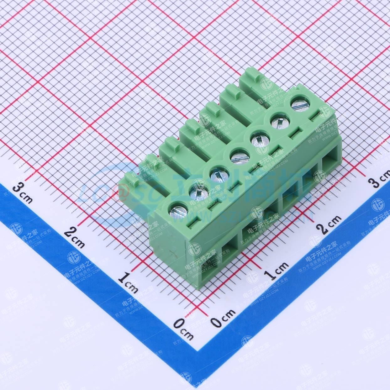 卡扣固定 1x7P 3.81mm 排数:1 每排P数:7