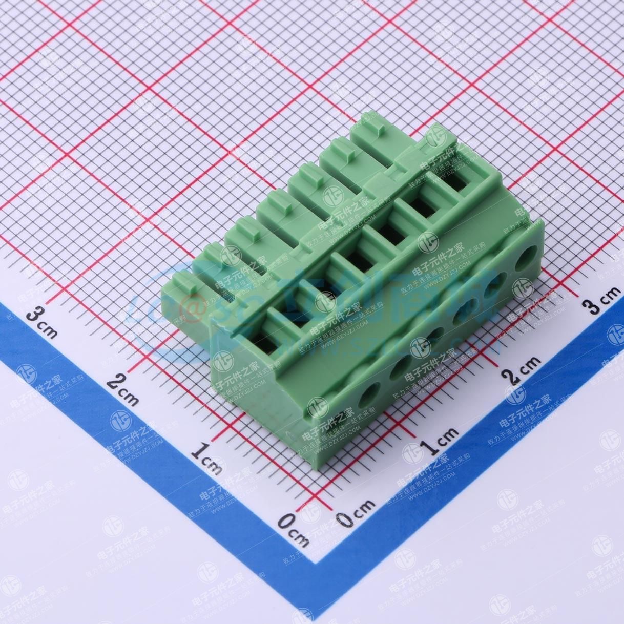 卡扣固定 1x7P 3.81mm 排数:1 每排P数:7