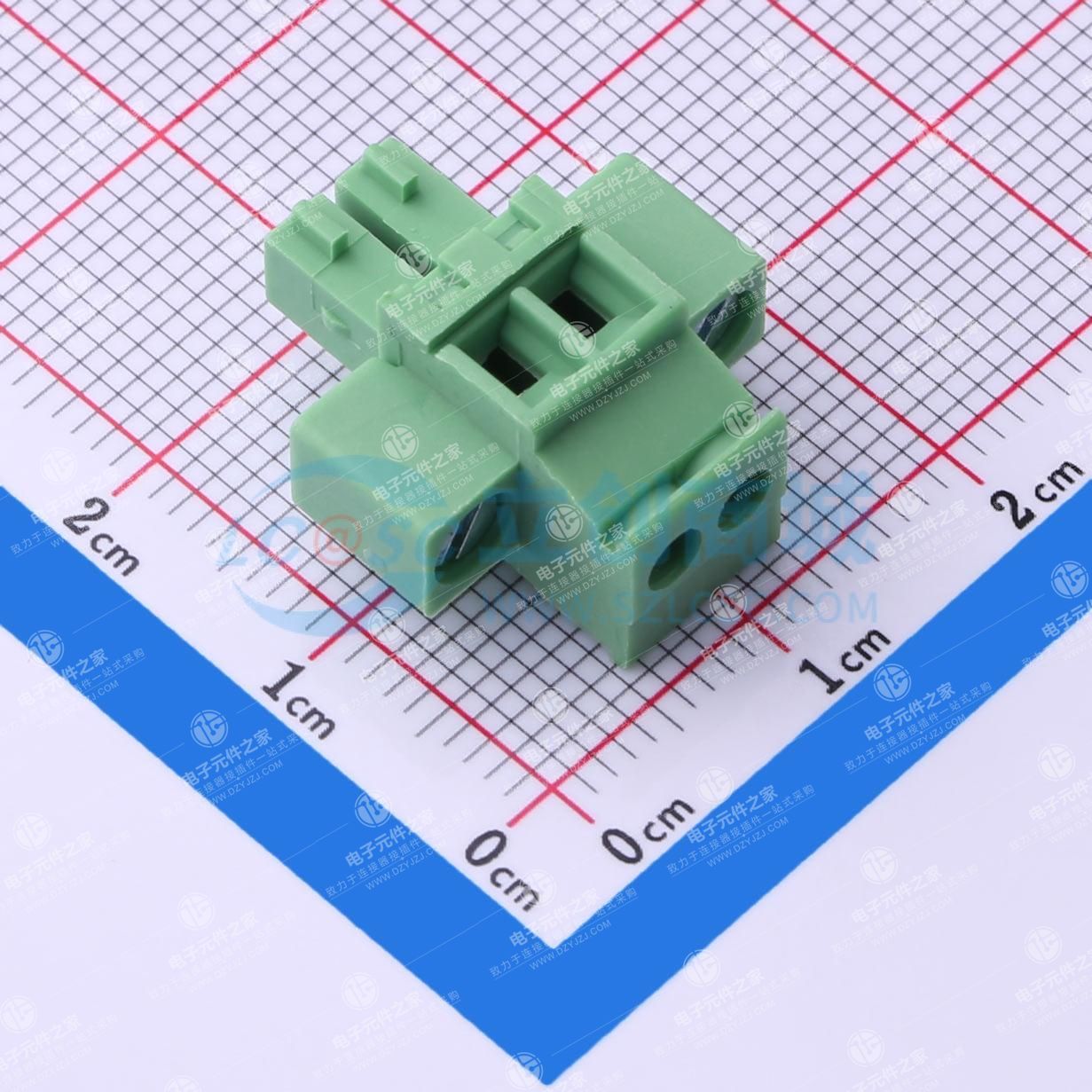 卡扣固定 1x2P 3.5mm 排数:1 每排P数:2
