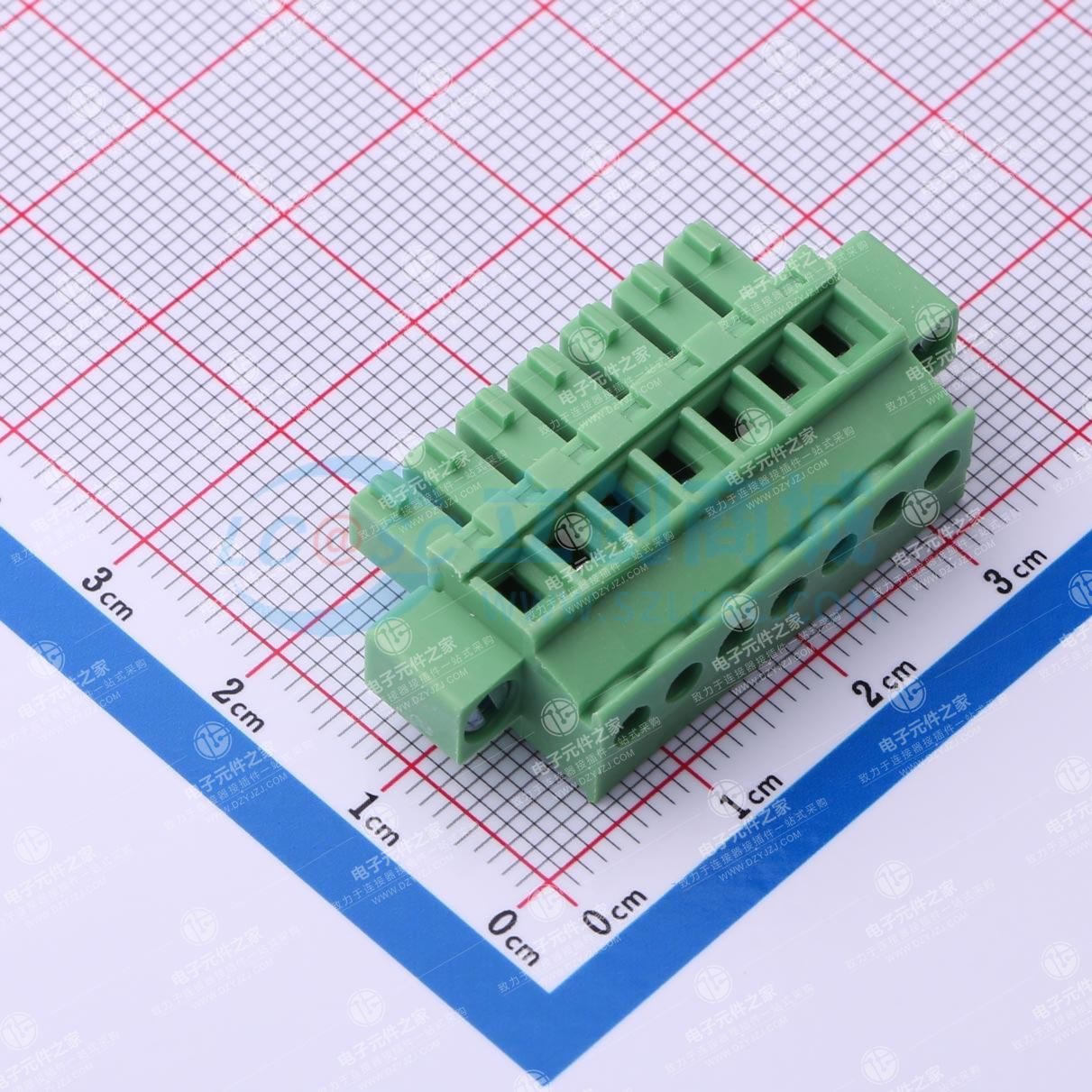 螺丝固定 1x7P 3.81mm 排数:1 每排P数:7