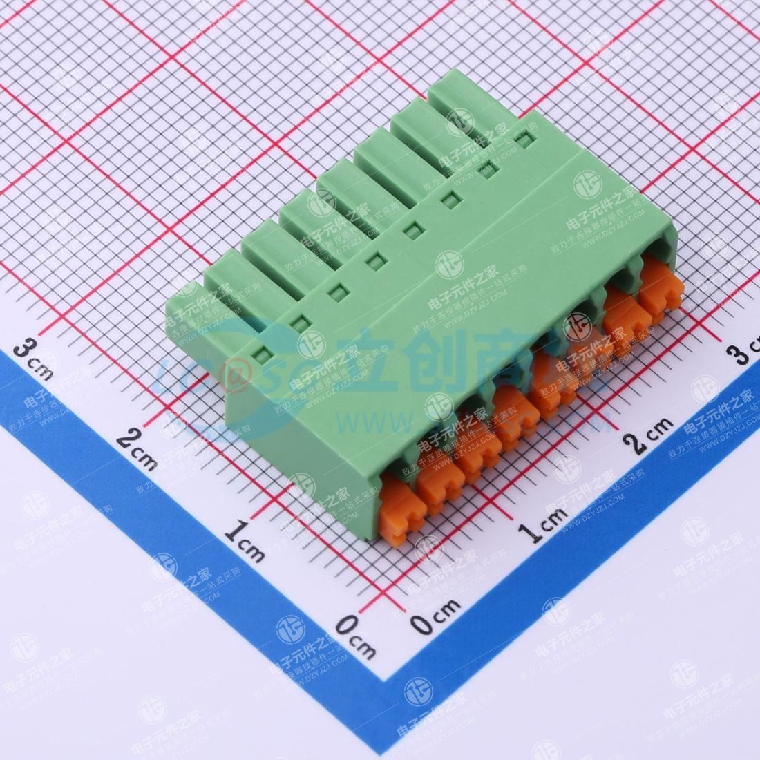 1x8P 3.5mm 排数:1 每排P数:8