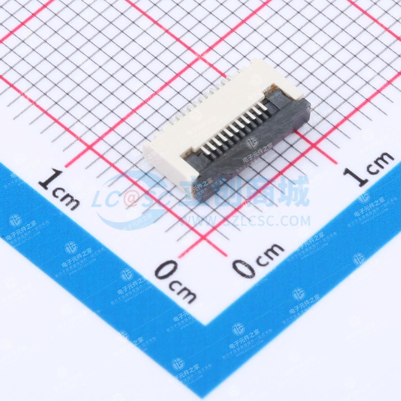 翻盖式 下接 P数:11P 间距:0.5mm