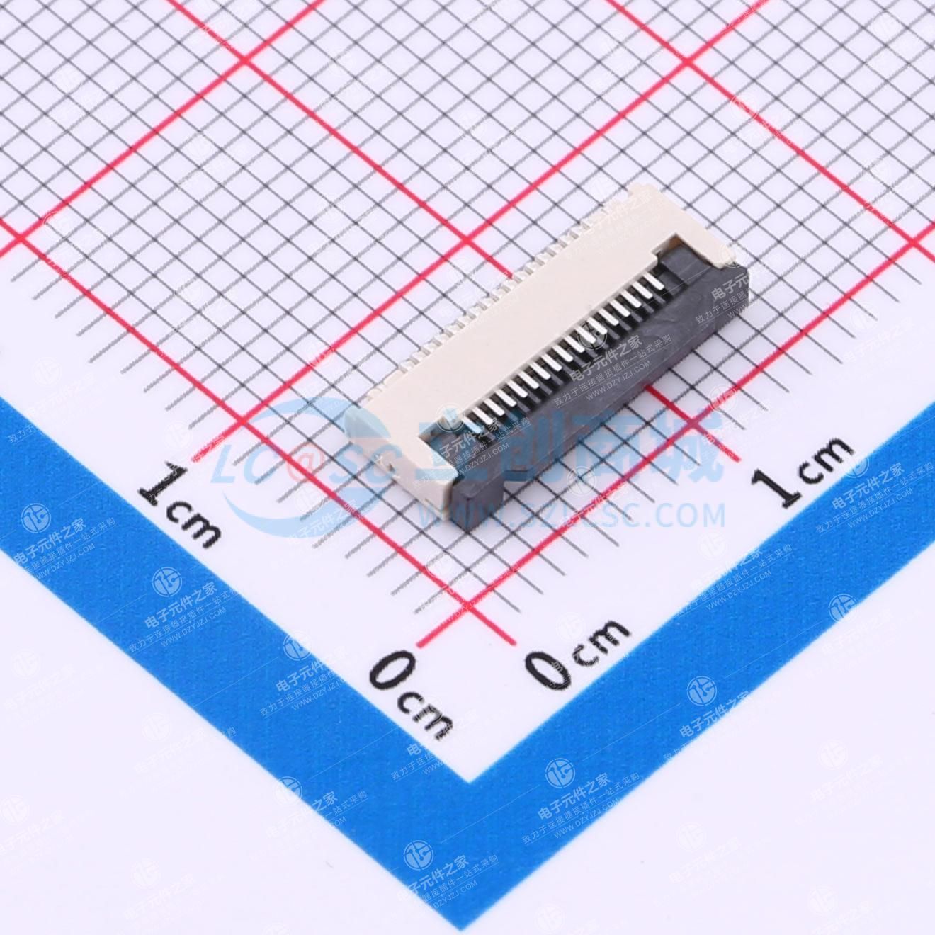 翻盖式 下接 P数:17P 间距:0.5mm