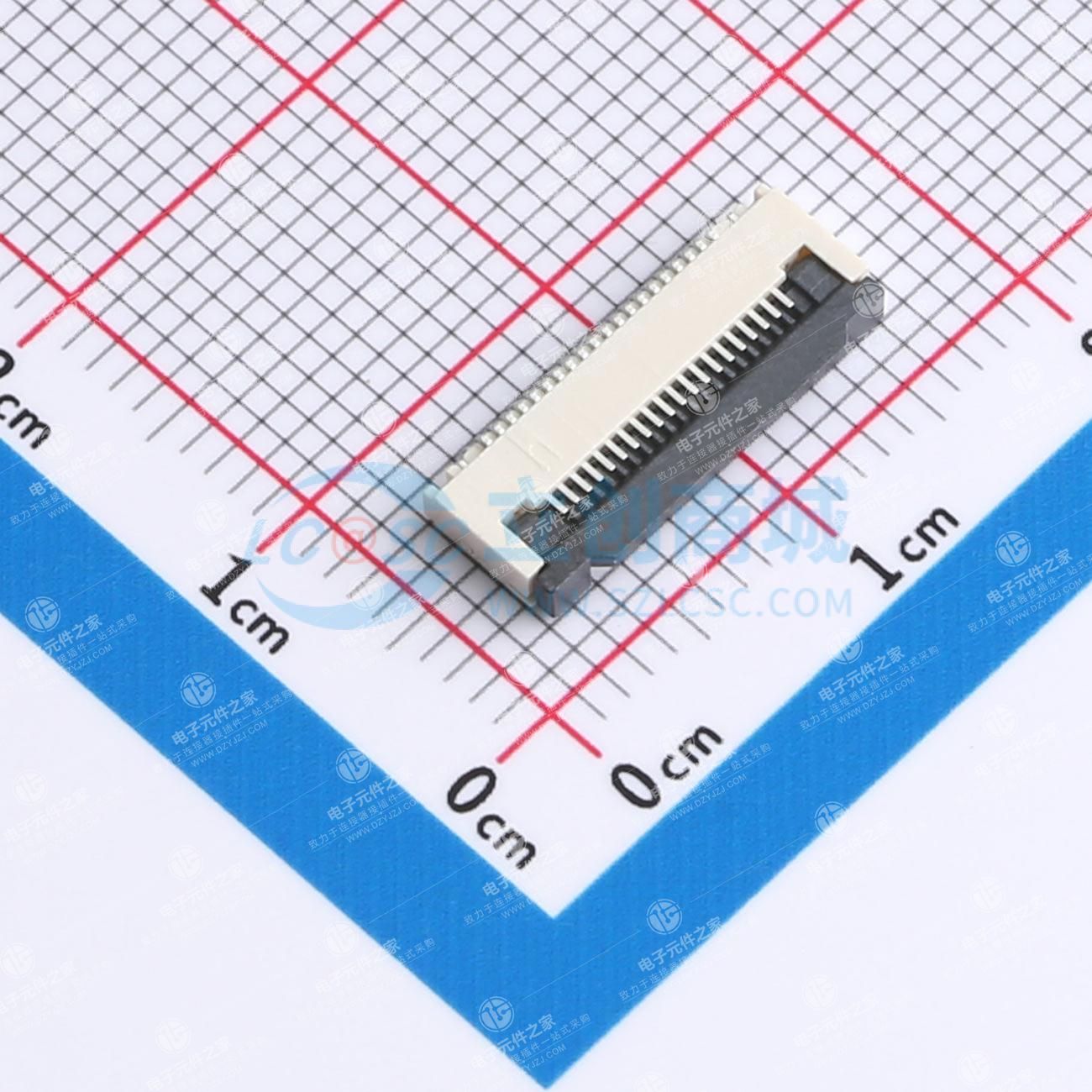 翻盖式 下接 P数:20P 间距:0.5mm