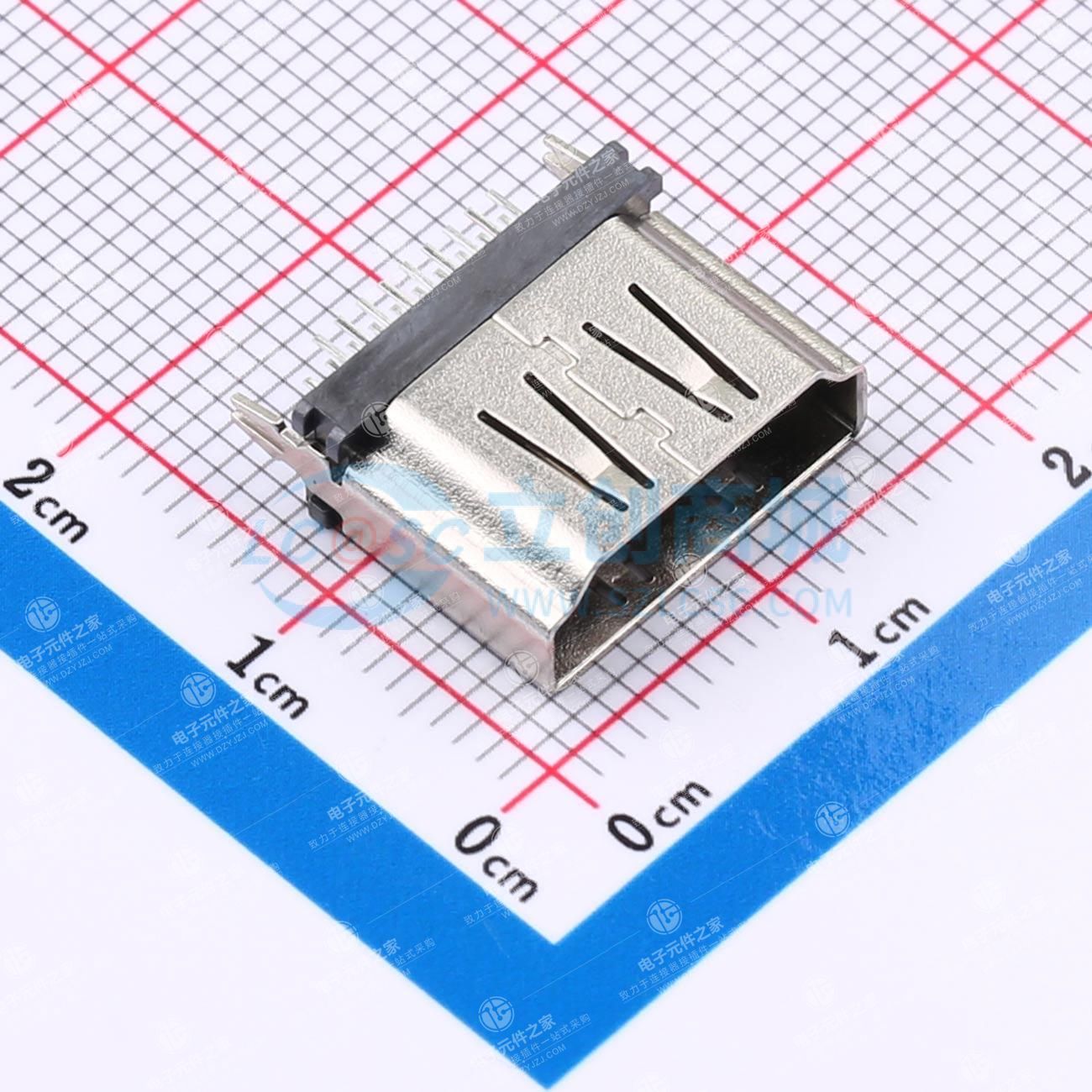 立插HDMI 19pin AF母座