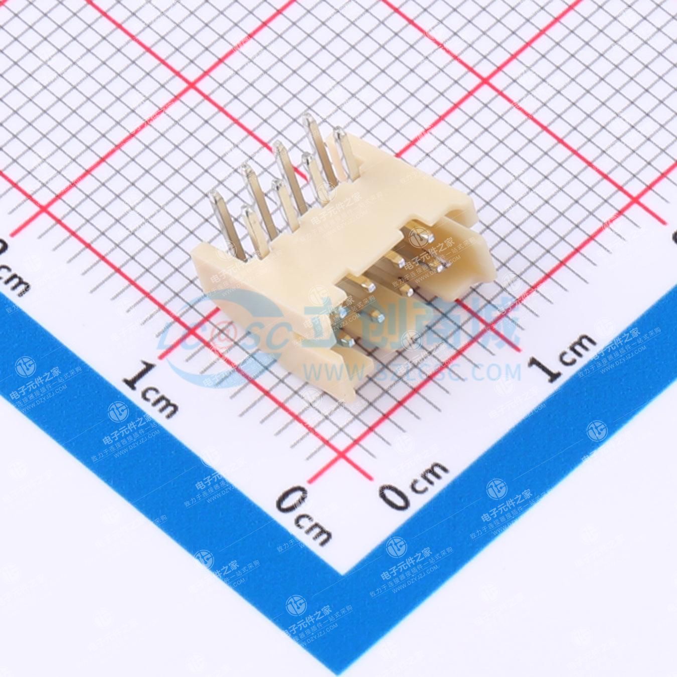 2x4P 间距:2mm 弯插