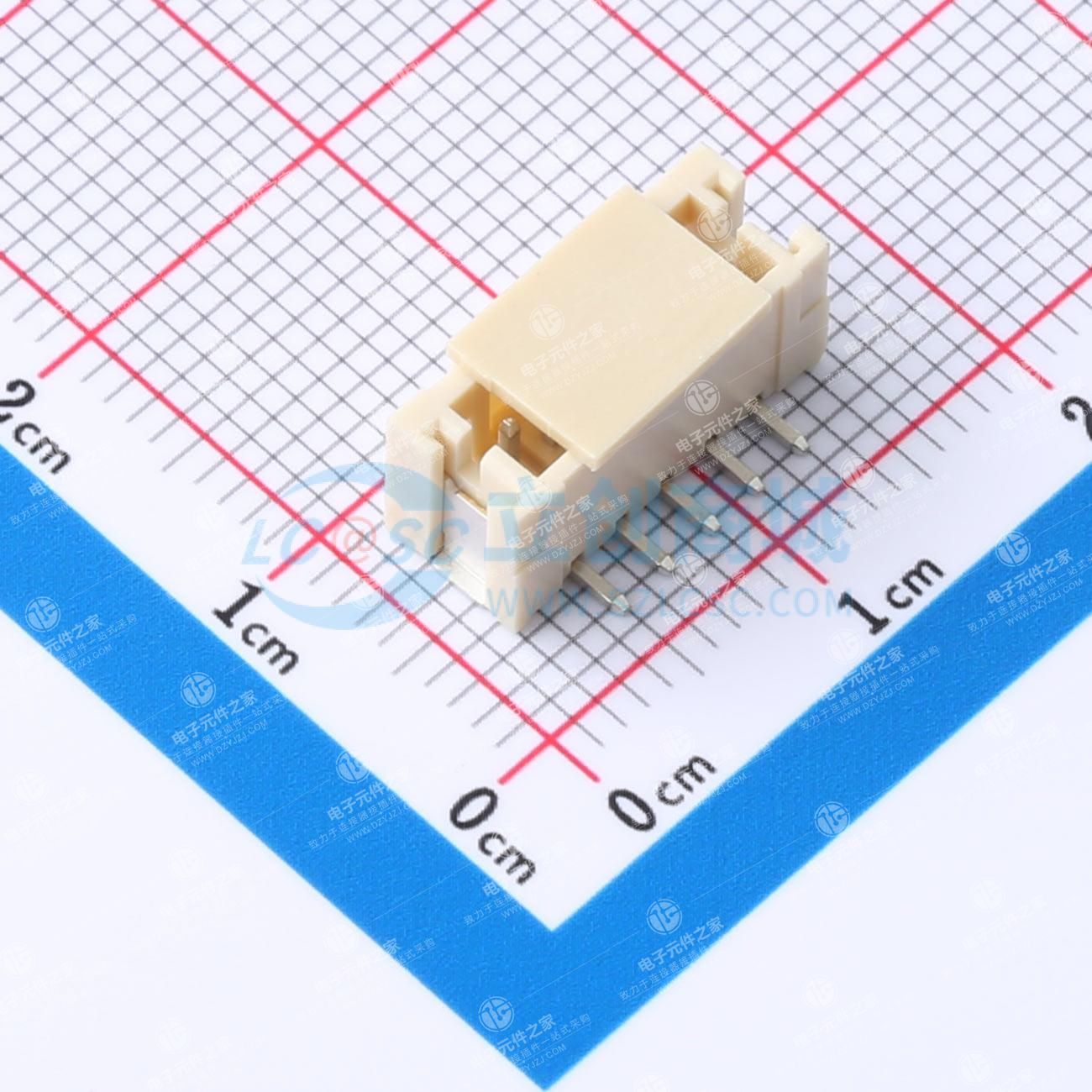 1x5P 间距:2mm 立贴