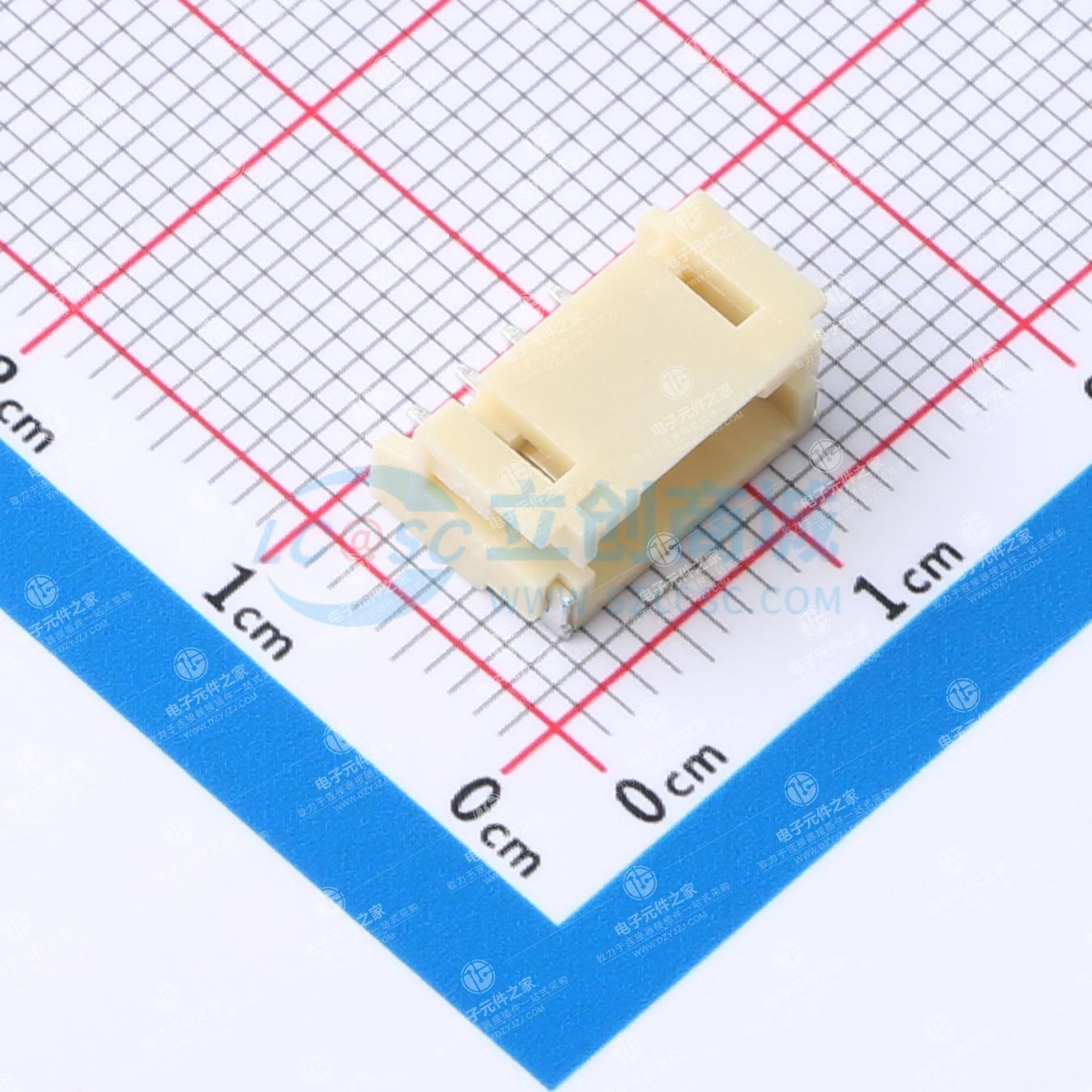 1x4P 间距:2mm 卧贴