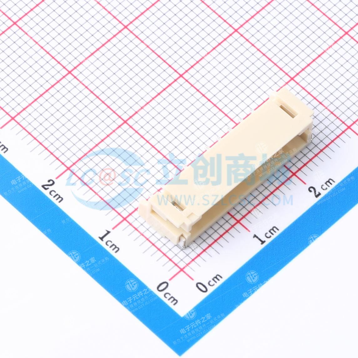 1x10P 间距:2mm 卧贴