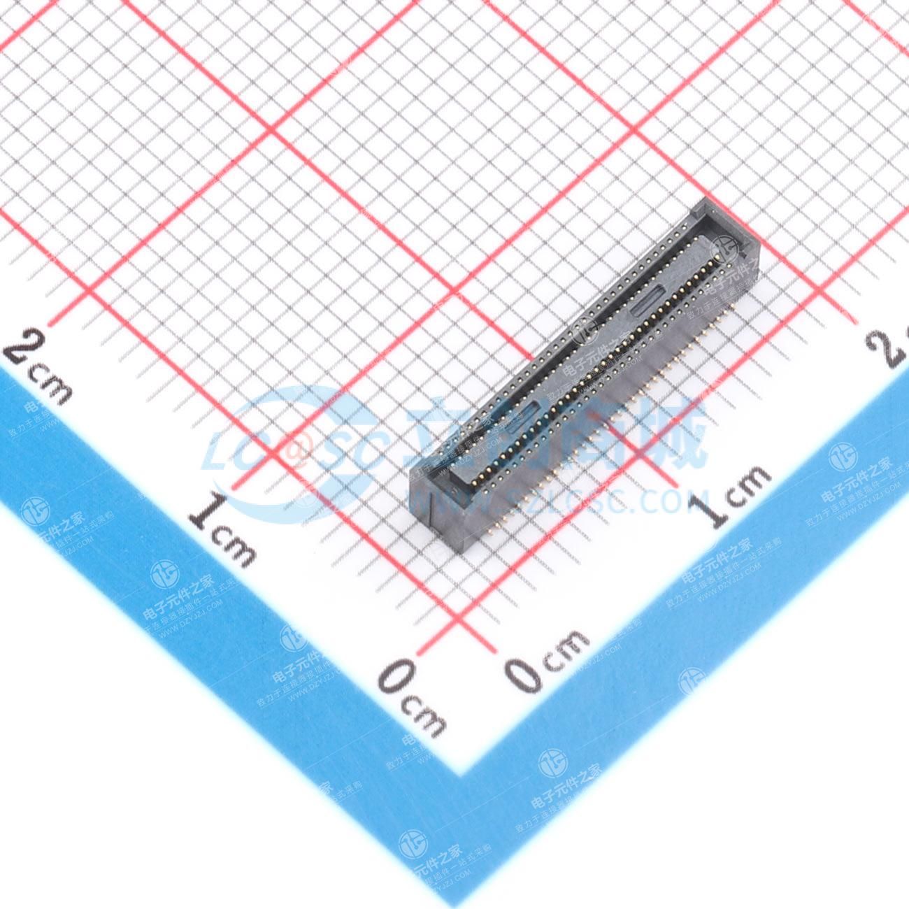 PIN:70P 间距:0.4mm 立贴