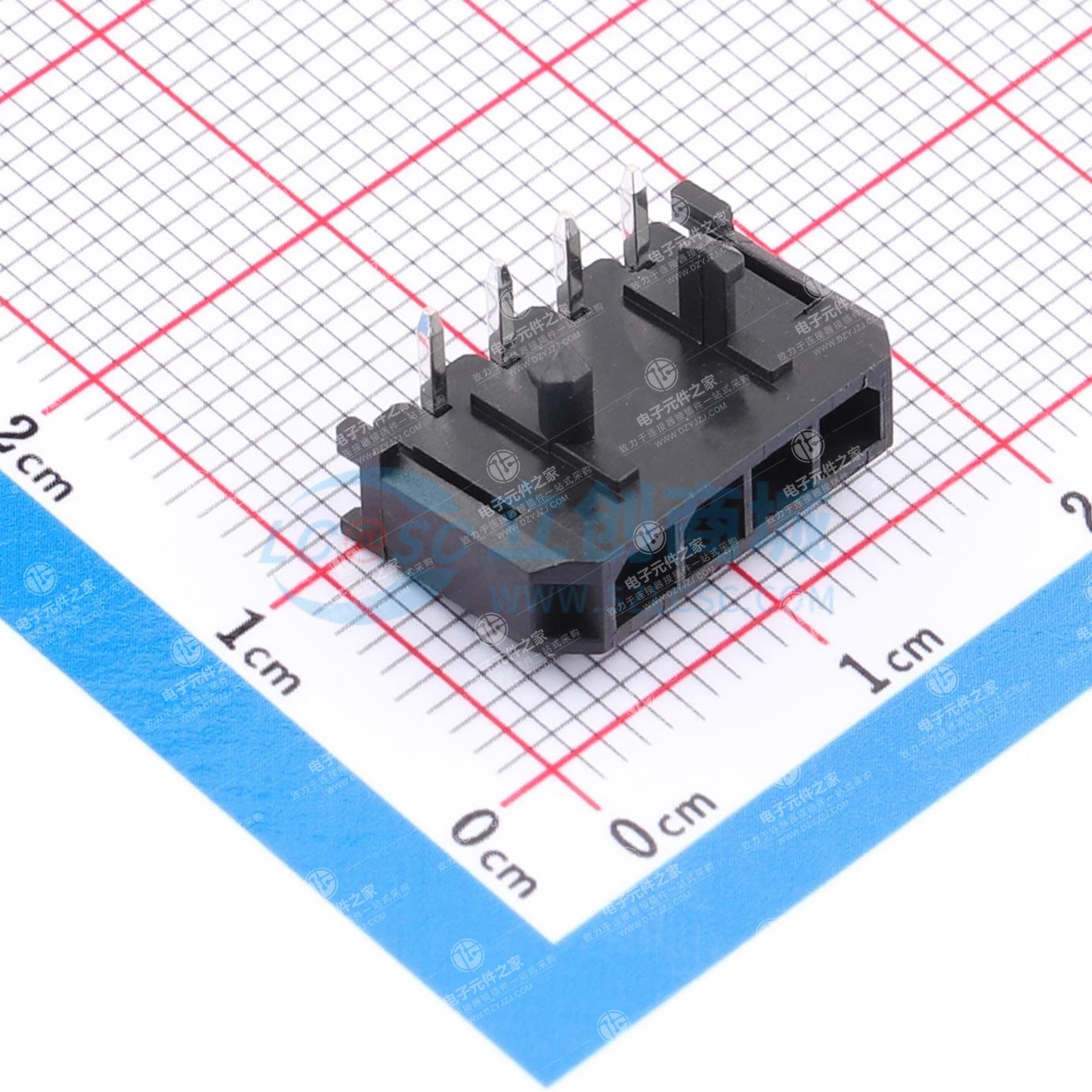 1x4P 间距:3mm 弯插