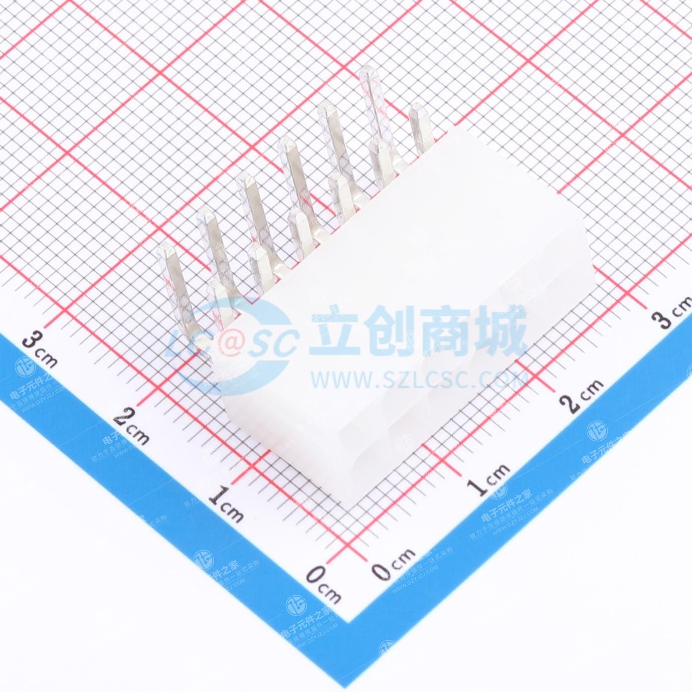 2x6P 间距:4.2mm 弯插