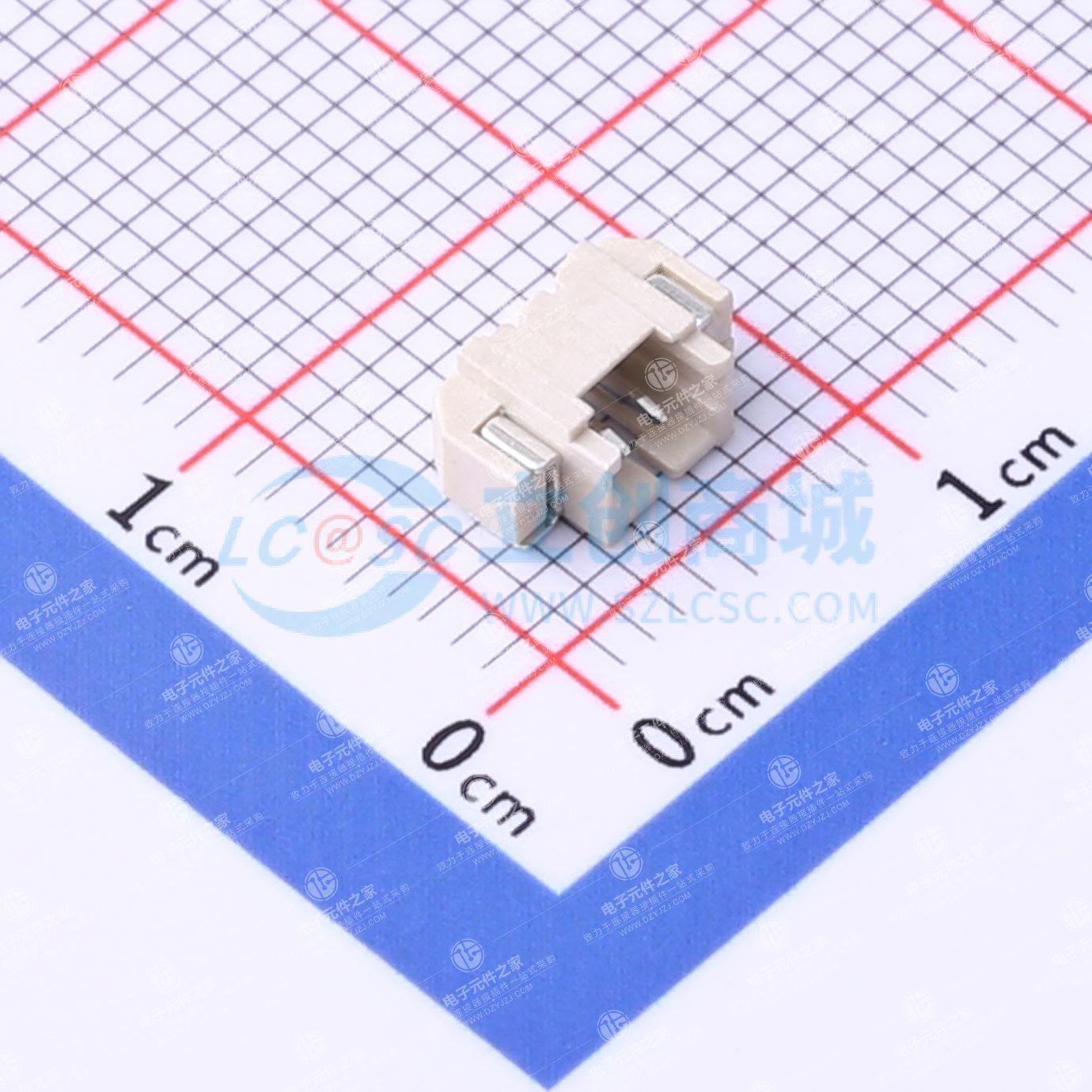 1x2P 间距:1.25mm 卧贴 系列:PicoBlade(MX 1.25)