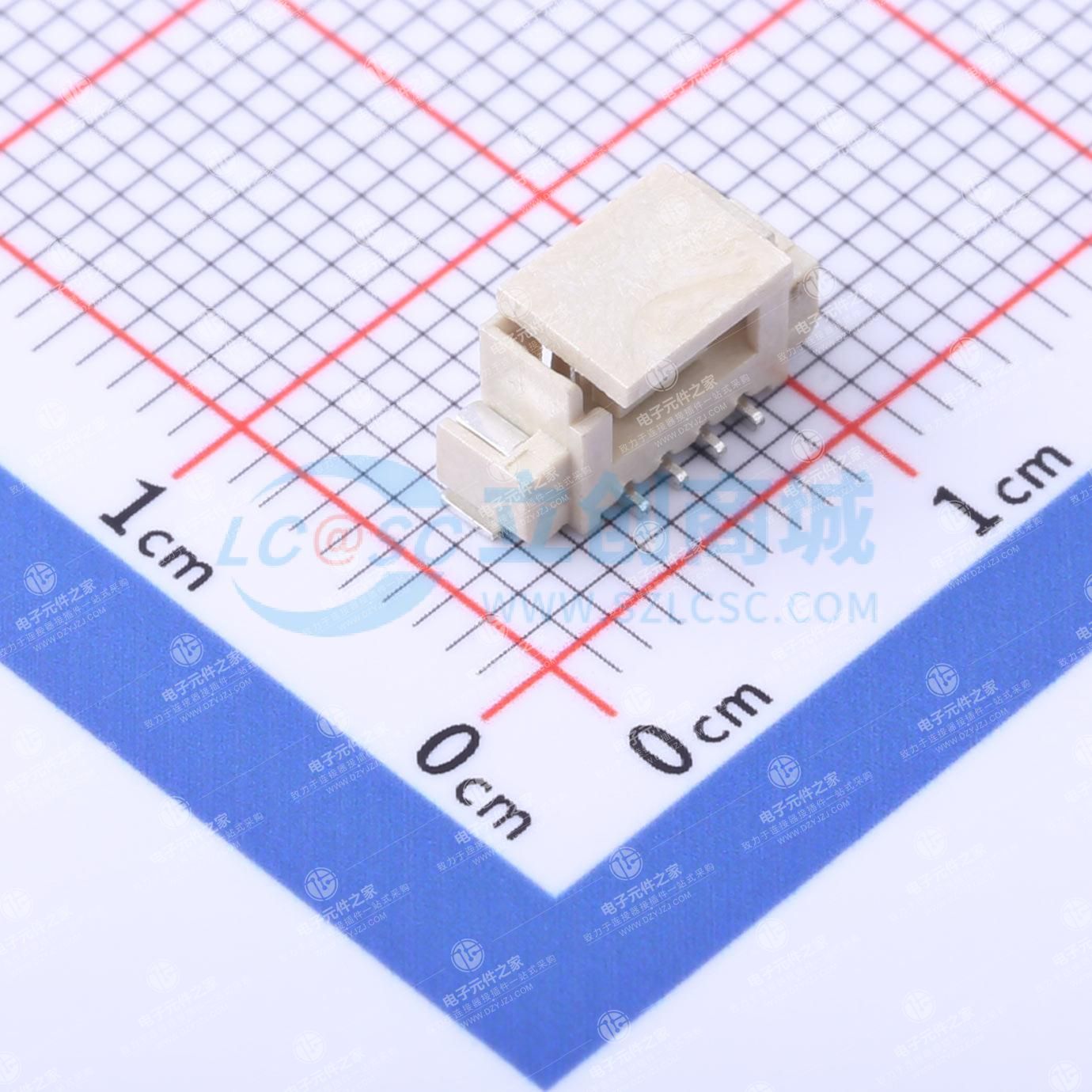 1x4P 间距:1.25mm 立贴 系列:PicoBlade(MX 1.25)