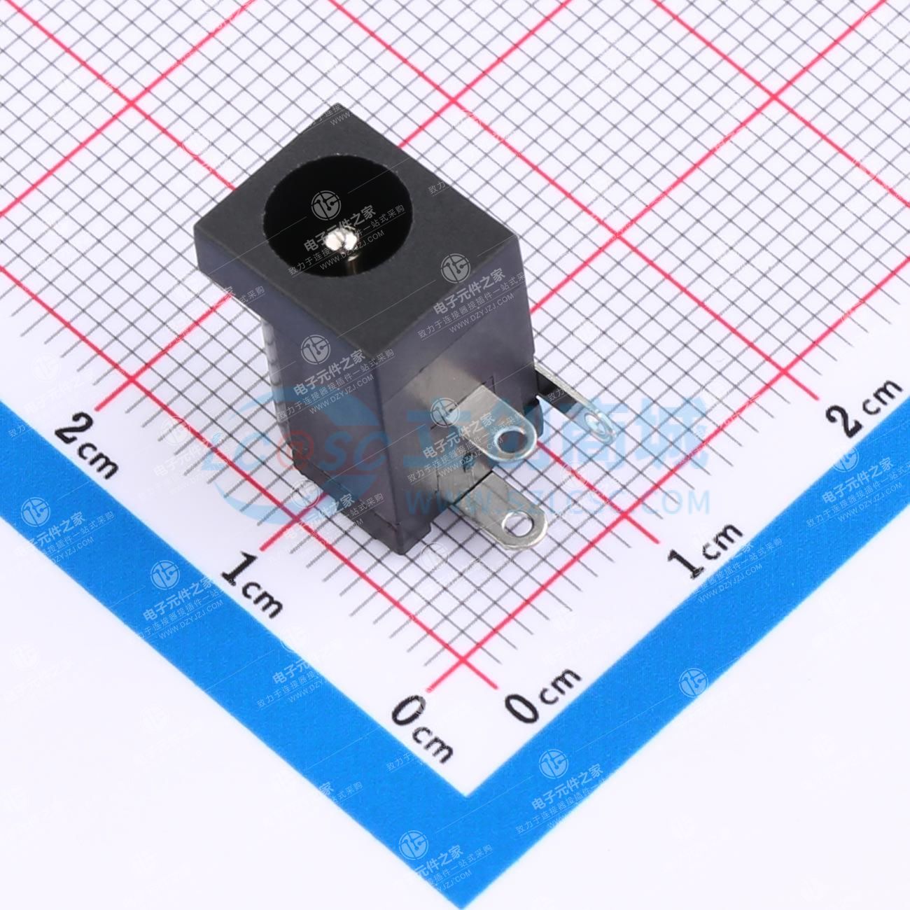 DC电源插座 内径:2mm 外径:6.4mm