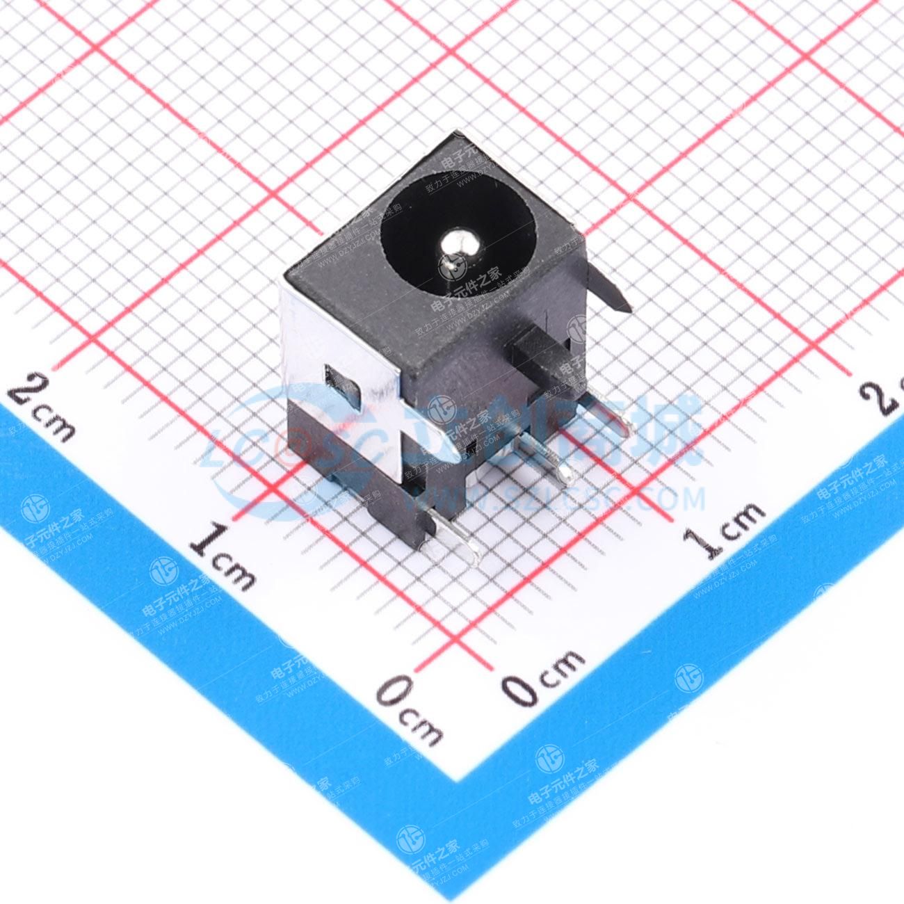 DC电源插座 内径:2mm 外径:6mm