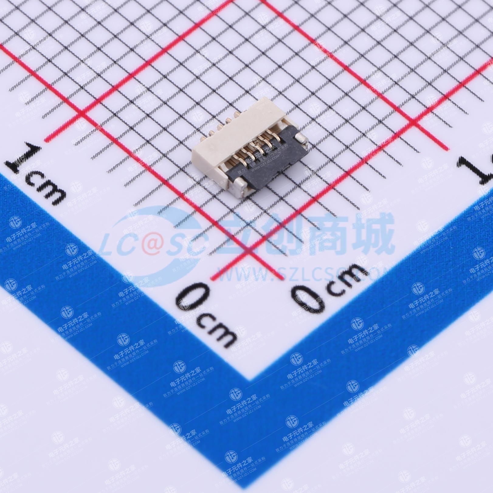 翻盖式 下接 P数:5P 间距:0.5mm