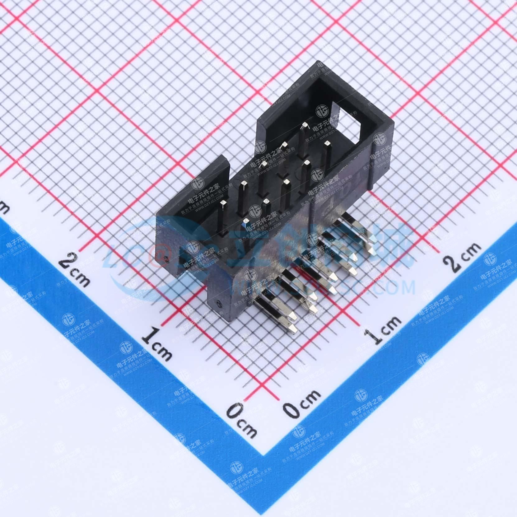 2.54mm 2x5P 排数:2 每排P数:5