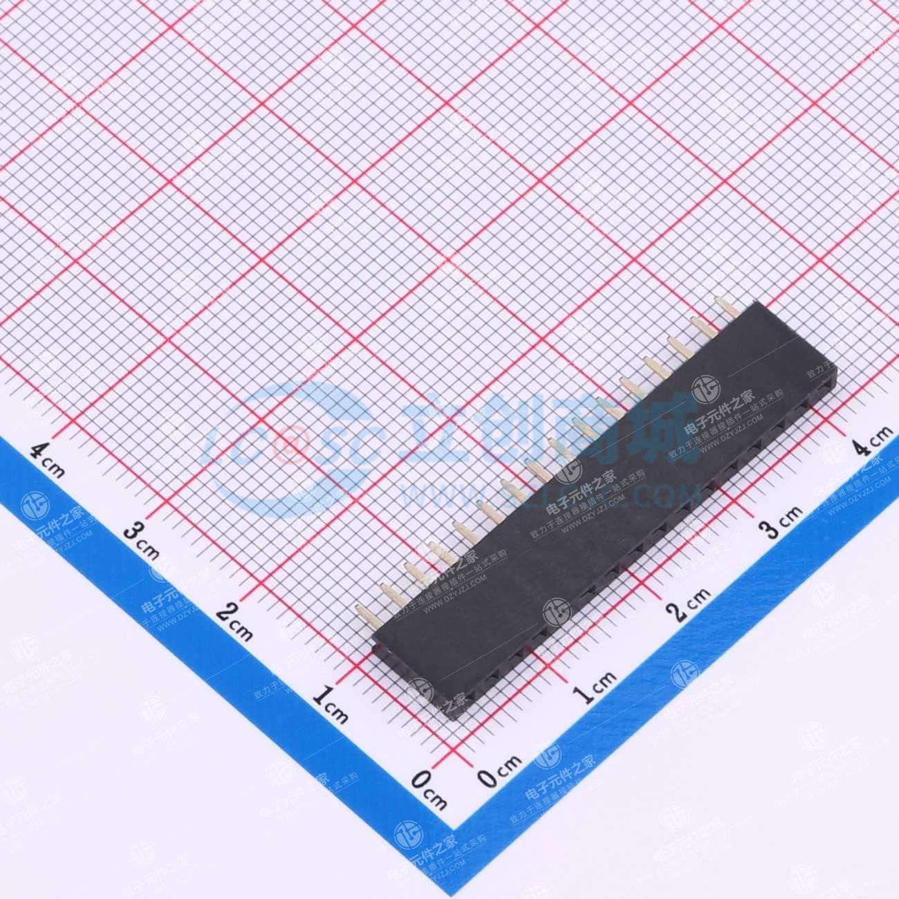 间距2.54mm 1x16Pin 直插 PC3.0 H8.5