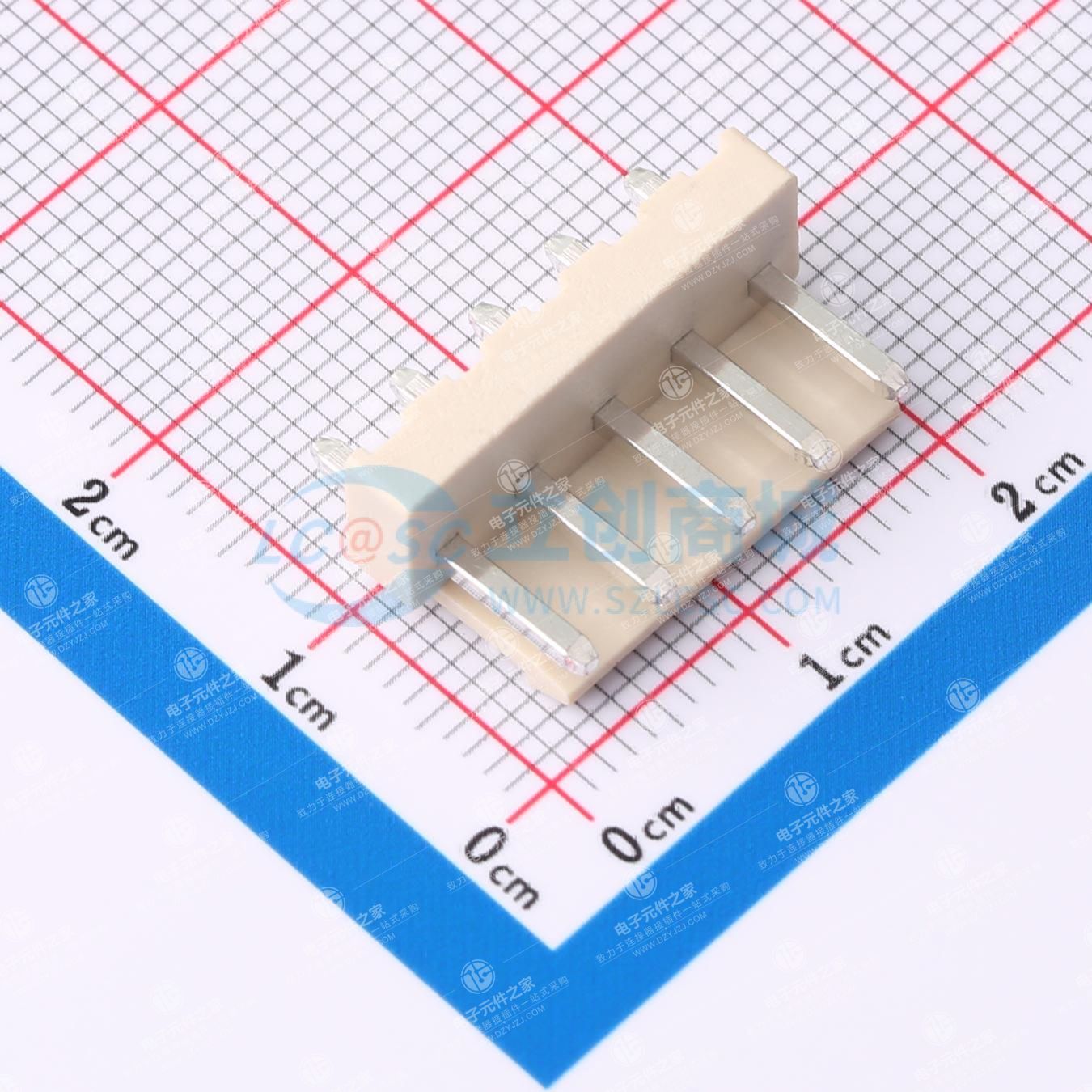 米色 1x5P 间距:3.96mm 直插 系列:VH