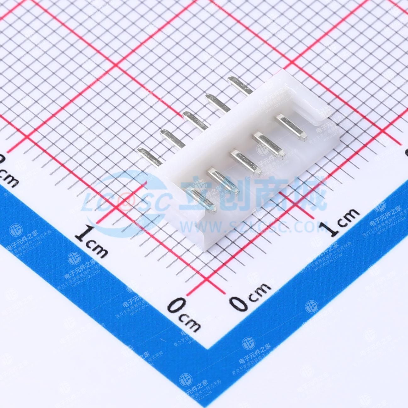 1x5P 间距:2.5mm 直插 系列:EH