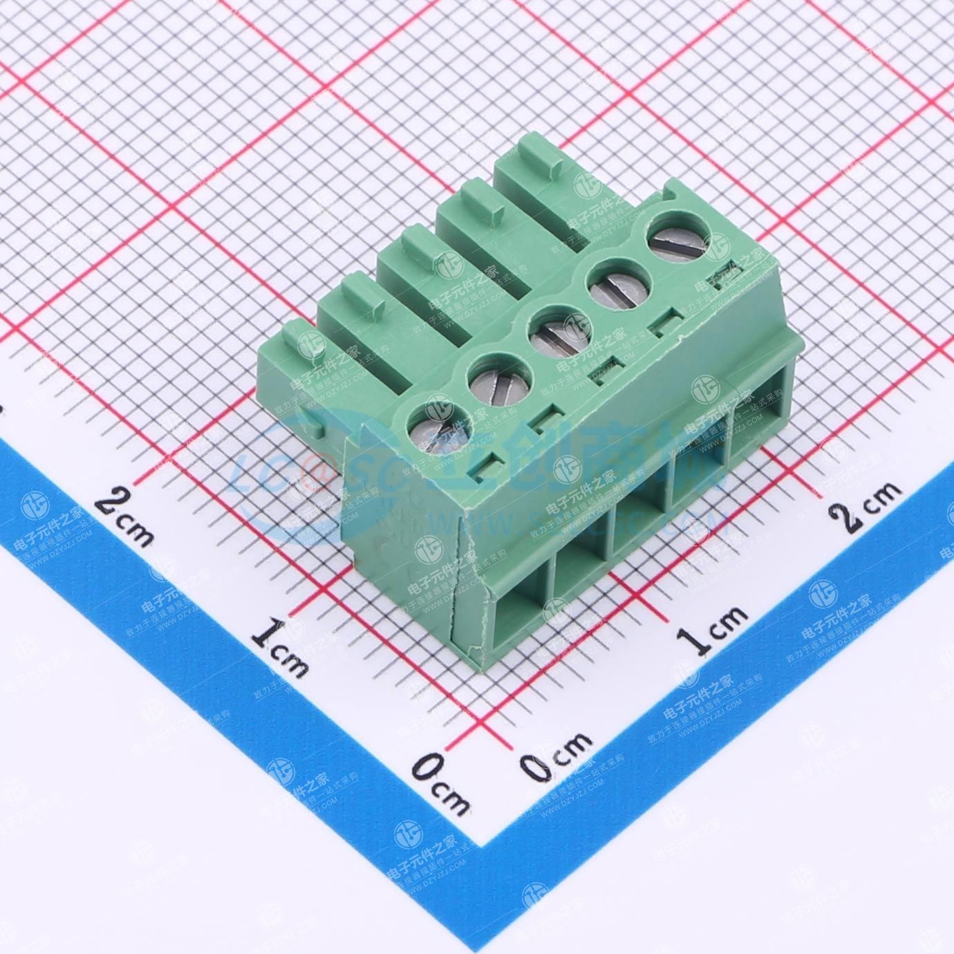 无固定装置 1x5P 3.81mm 排数:1 每排P数:5