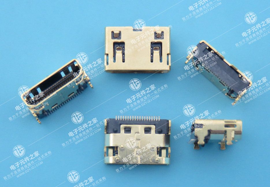 HDMI C TYPE 四脚DIP脚距4.5