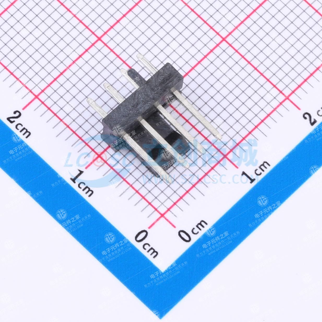 1x6P 间距:2.54mm 直插