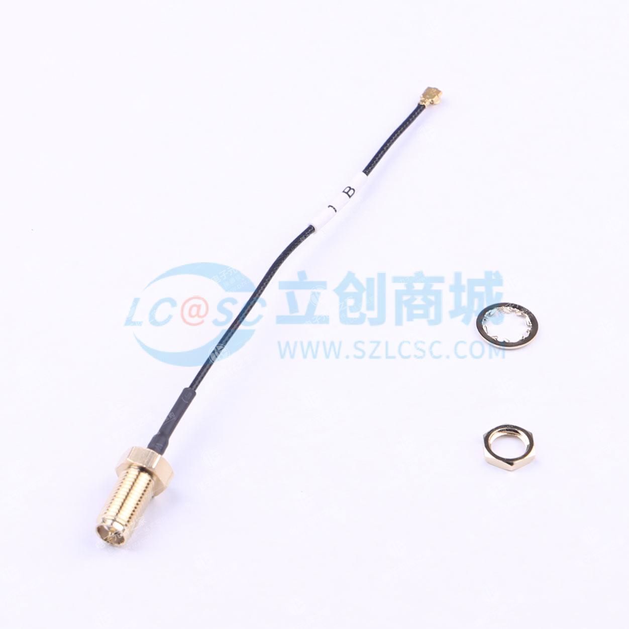 3件套 IPEX转SMA射频连接线,1.32mm线径,100mm长