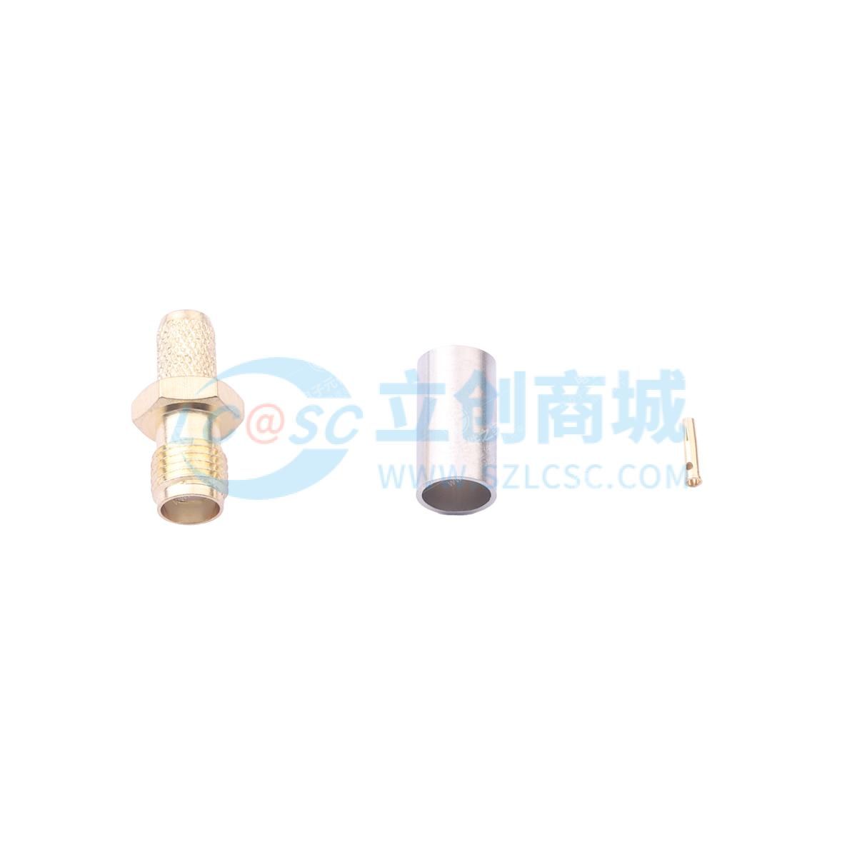 线端SMA母头连接器