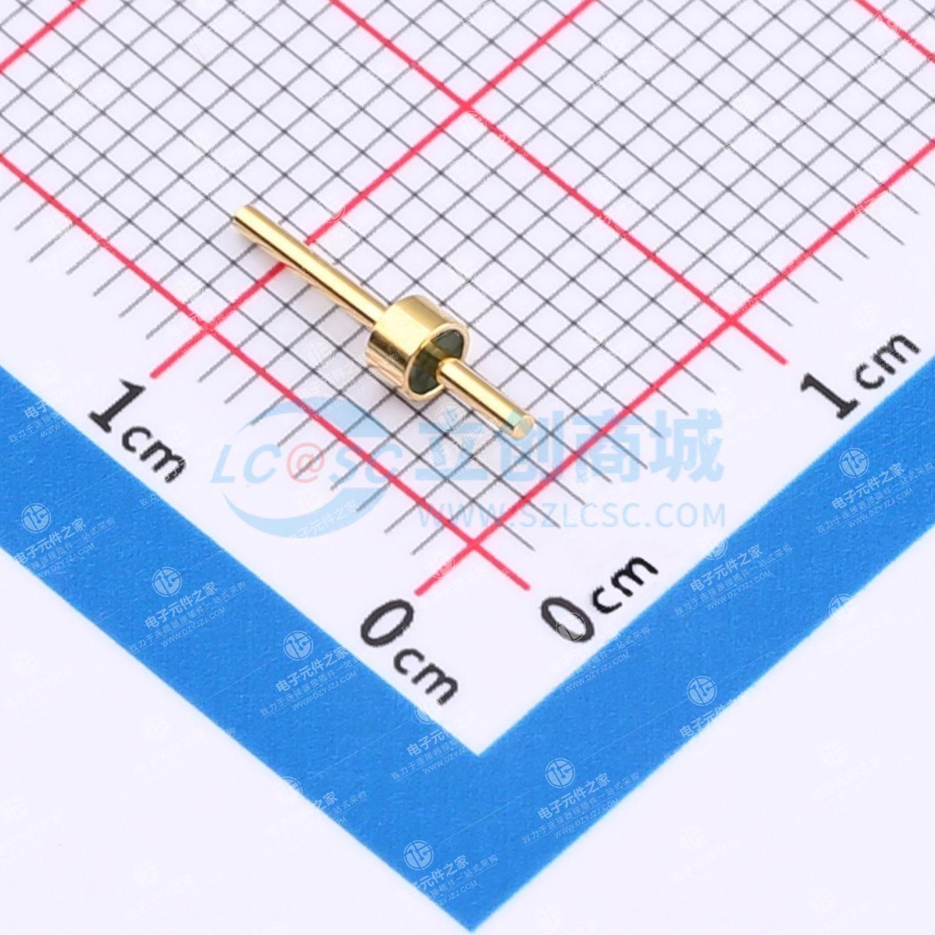 低频单芯0.8mm针直径 烧结玻璃绝缘子