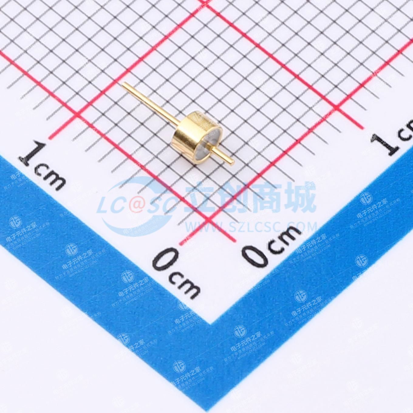 0.05-40GHz 射频单芯0.38mm针直径 烧结玻璃绝缘子
