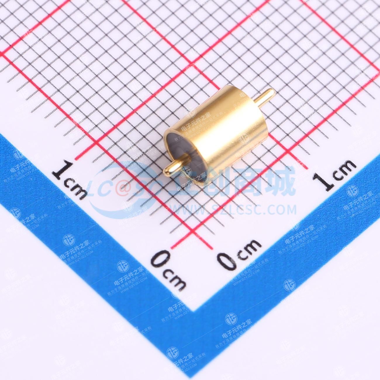 射频,单芯,0.8mm针,DC~18GHz,玻璃绝缘子