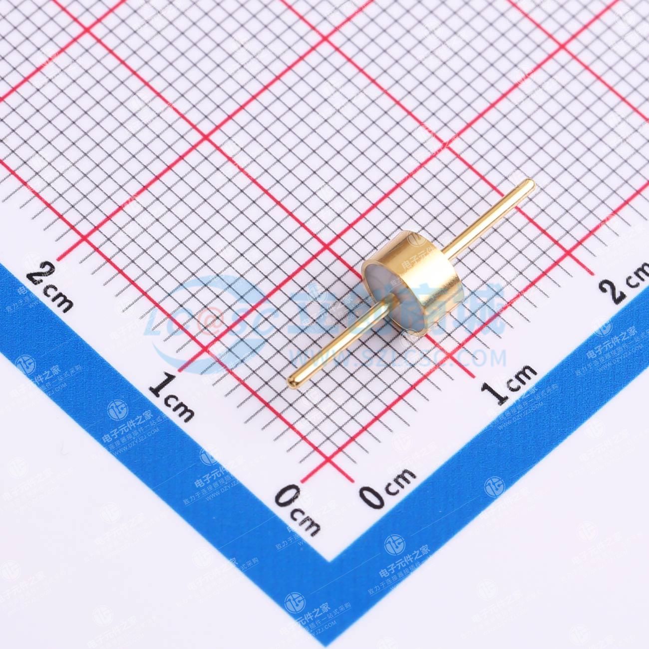 射频,单芯,0.9mm针,DC~12GHz,玻璃绝缘子