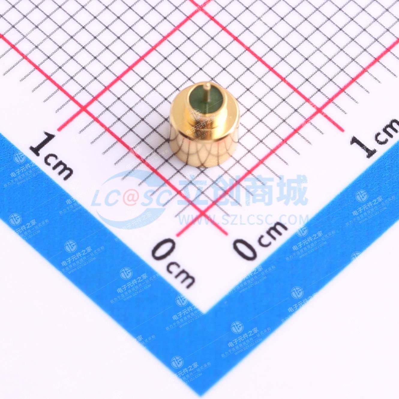 射频,单芯,SMP座,0.38mm针,DC~40GHz,玻璃绝缘子