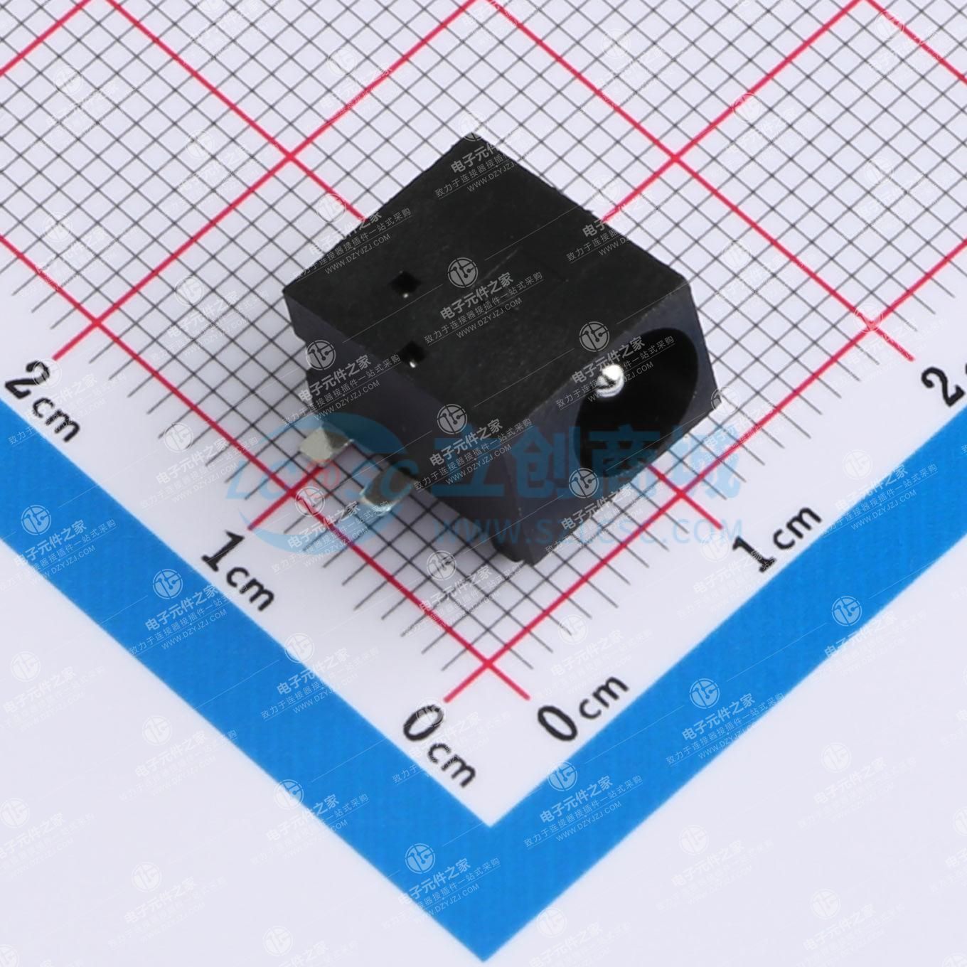 DC电源插座 内径:2mm 外径:6mm