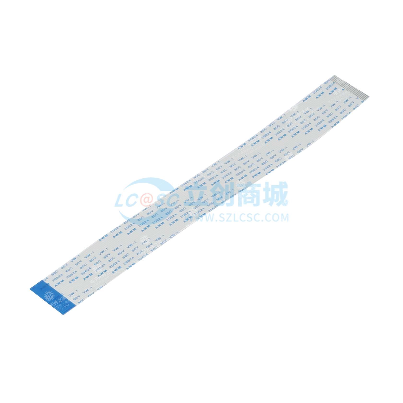 FFC排线 1.0mm 24P 总长 200mm 反向