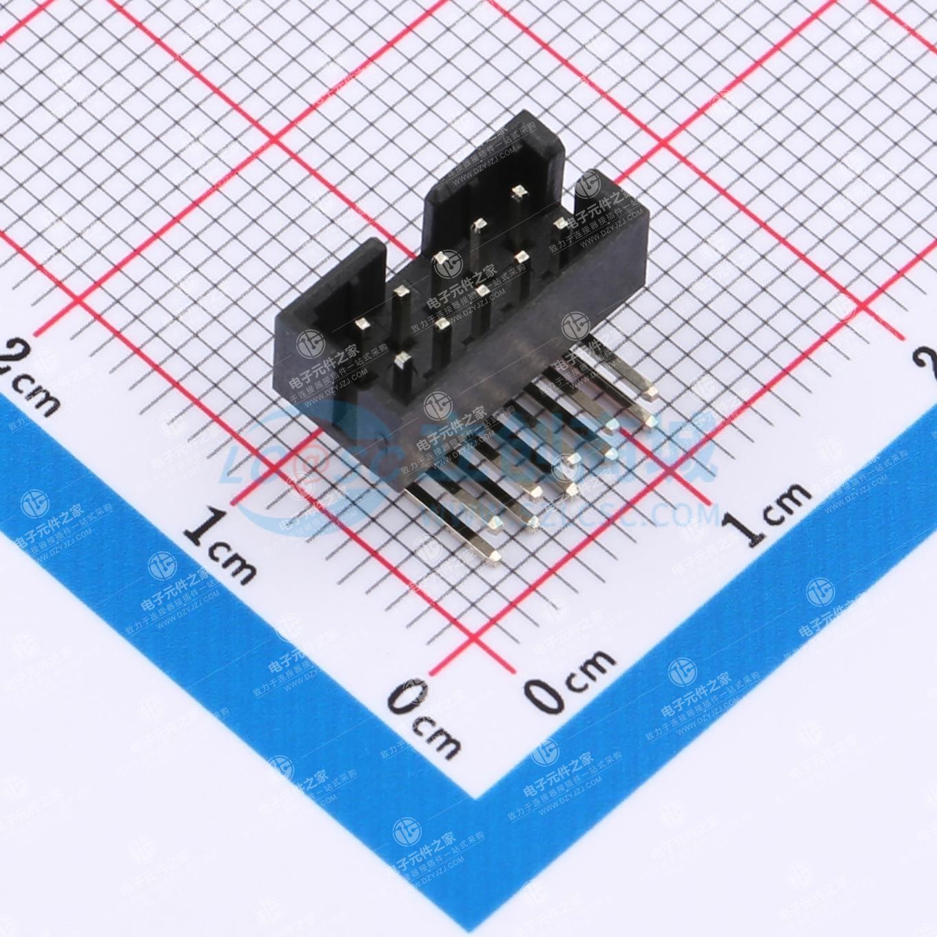 2mm 2x5P 排数:2 每排P数:5