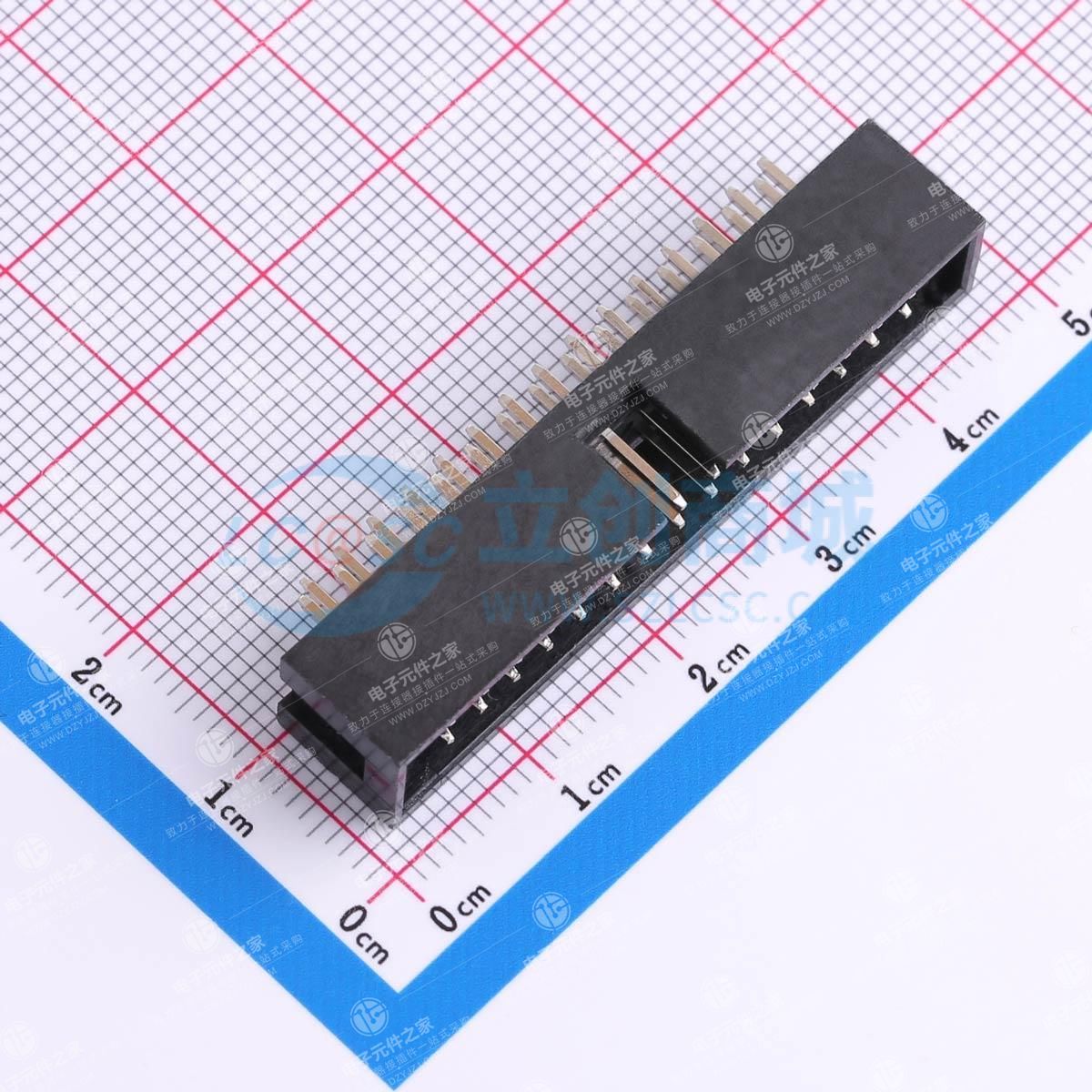 2.54mm 2x15P 排数:2 每排P数:15