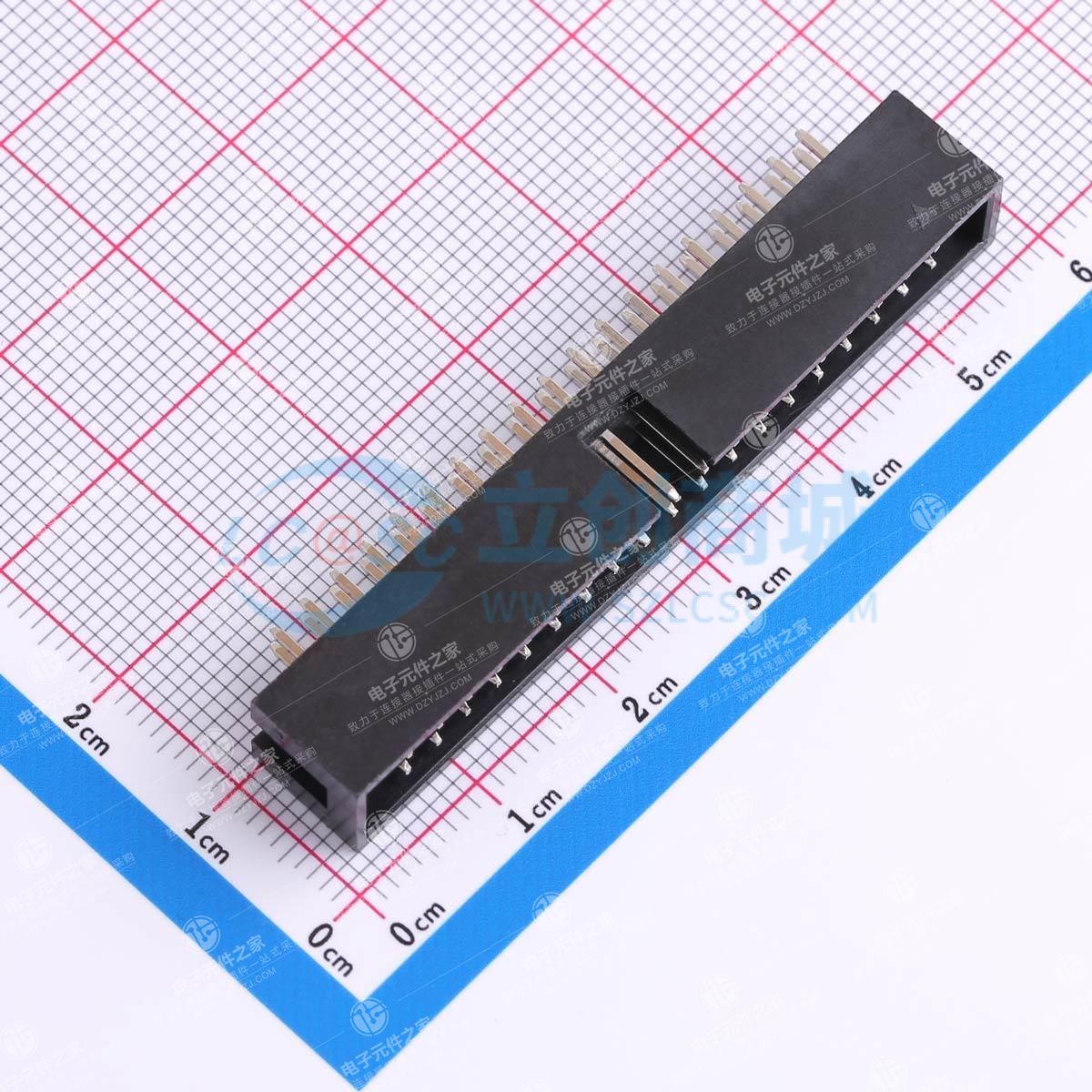 2.54mm 2x19P 排数:2 每排P数:19