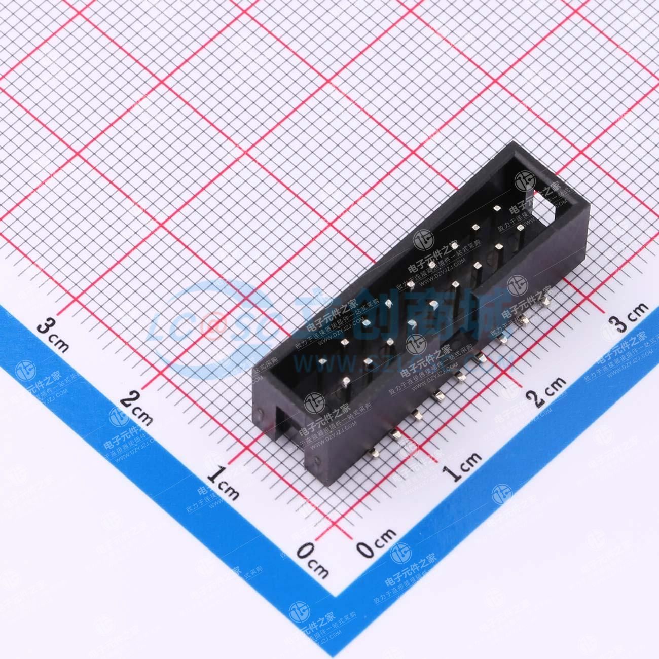 2.54mm 2x9P 排数:2 每排P数:9