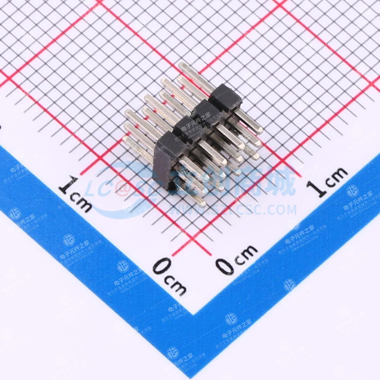 3x4P 间距:2mm 方针 直插