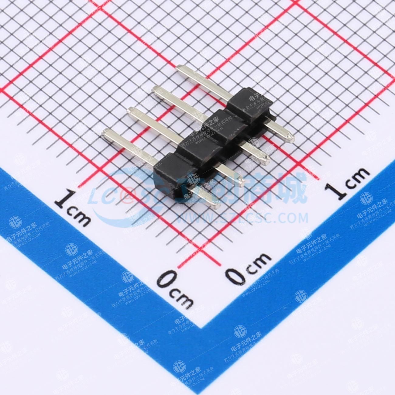 1x4P 间距:2.54mm 方针 直插